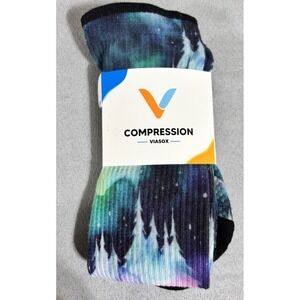 Viasox Compression Unisex Size M/L Womens 10-13 Mens 9-12 Boreal Bears Knee High